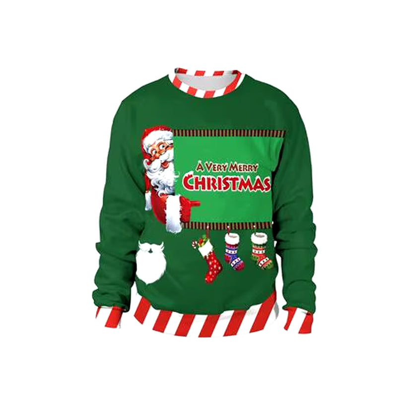 2024 Ugly Christmas Sweater for Gift Santa Elf Funny Pullover Womens Mens Jerseys Party Birthday Snowmanxmas Sweatshirt