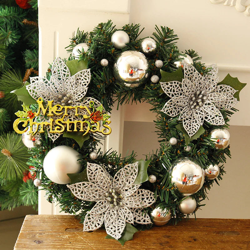 Christmas Decorations Christmas Wreath Home Decor for Home Garden Decorations Mall Door Decoration