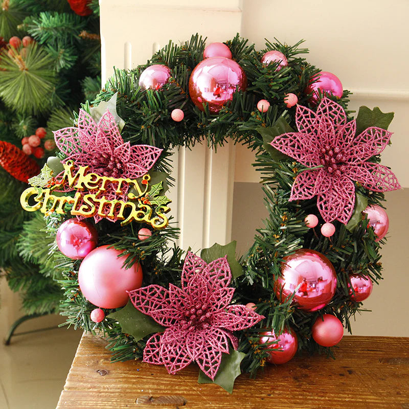 Christmas Decorations Christmas Wreath Home Decor for Home Garden Decorations Mall Door Decoration