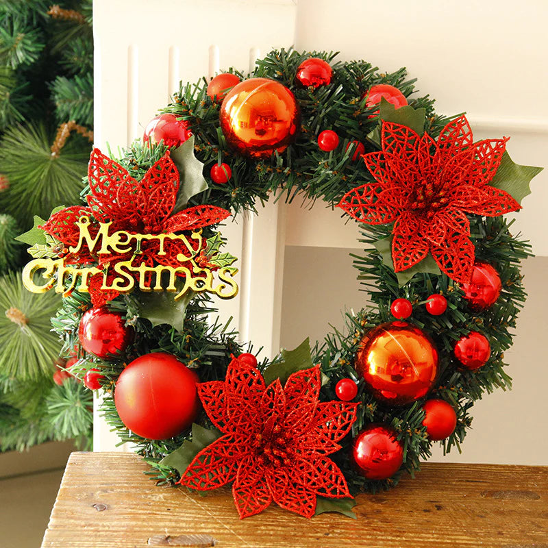 Christmas Decorations Christmas Wreath Home Decor for Home Garden Decorations Mall Door Decoration