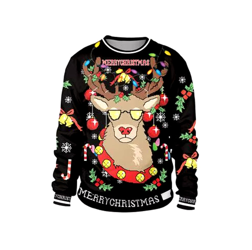 2024 Ugly Christmas Sweater for Gift Santa Elf Funny Pullover Womens Mens Jerseys Party Birthday Snowmanxmas Sweatshirt